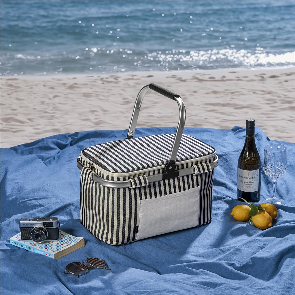 Honeygrove Basket 30-Litre Cooler BLACK - Picnic,Cooler Bags,Ideas for Summer,Outdoor and Leisure