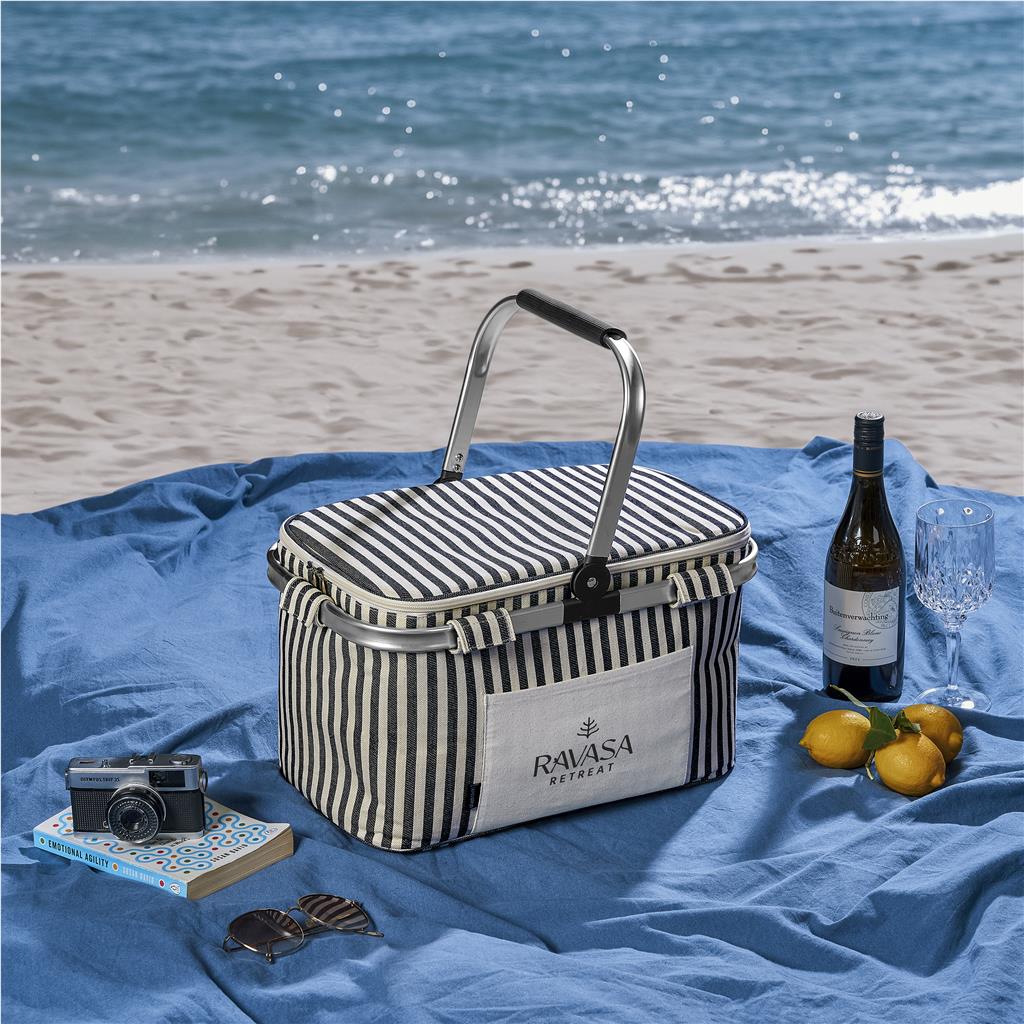 Honeygrove Basket 30-Litre Cooler BLACK - Picnic,Cooler Bags,Ideas for Summer,Outdoor and Leisure