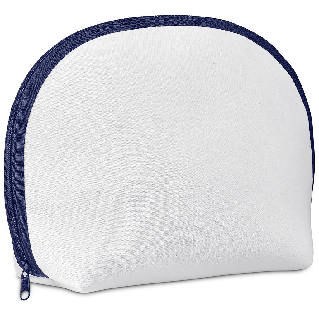 Custom Isabella Neoprene Maxi Cosmetic Bag NAVY - Toiletry and Bags,Custom Bags