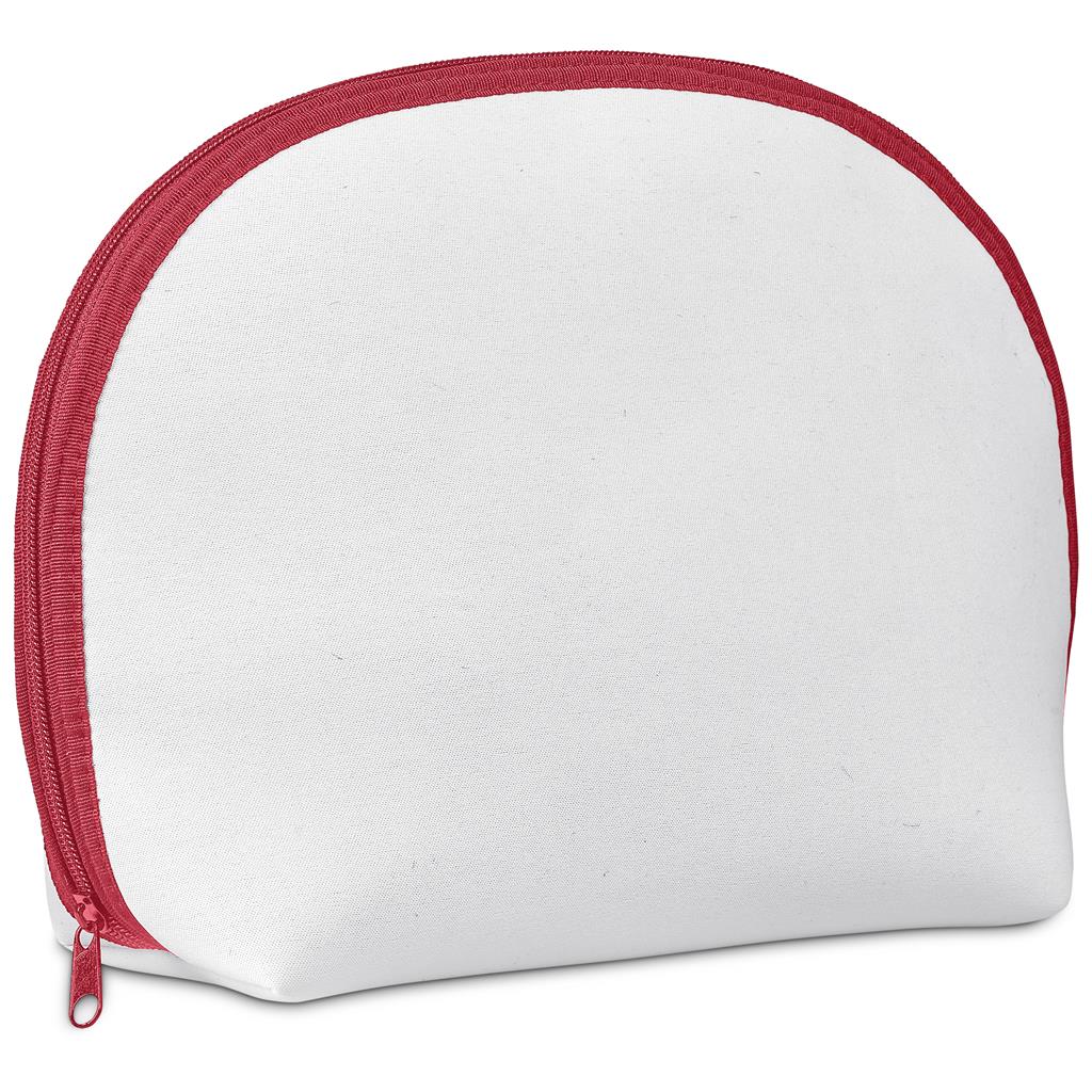 Custom Isabella Neoprene Maxi Cosmetic Bag RED - Toiletry and Bags,Custom Bags