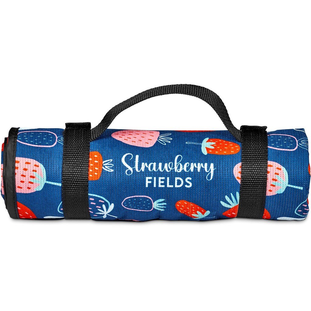 Custom Ivory Recycled PET Picnic Mat BLACK - Beach and Outdoor,Custom Outdoor