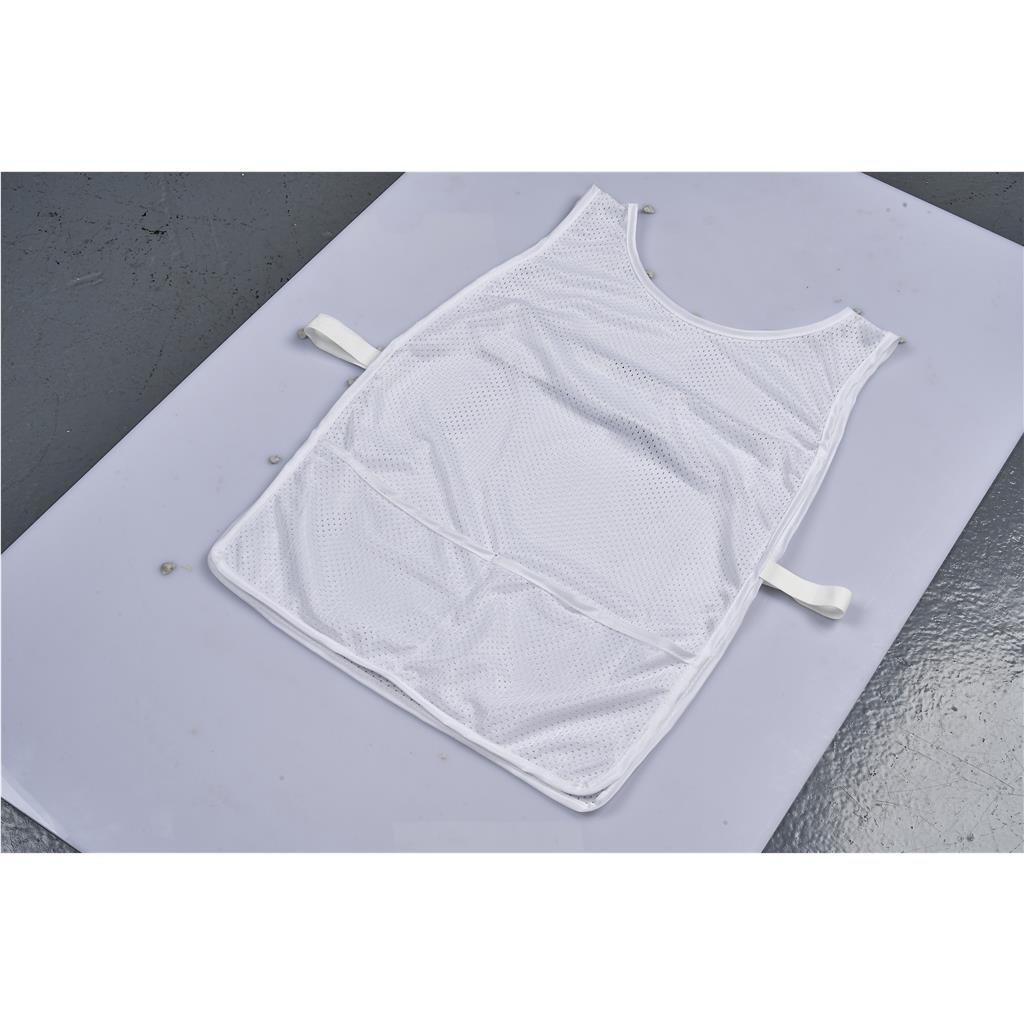 Custom Jackal Caddy Bib with PVC Name Sleeve-White SOLID WHITE - Sports and Fitness,Custom Fitness