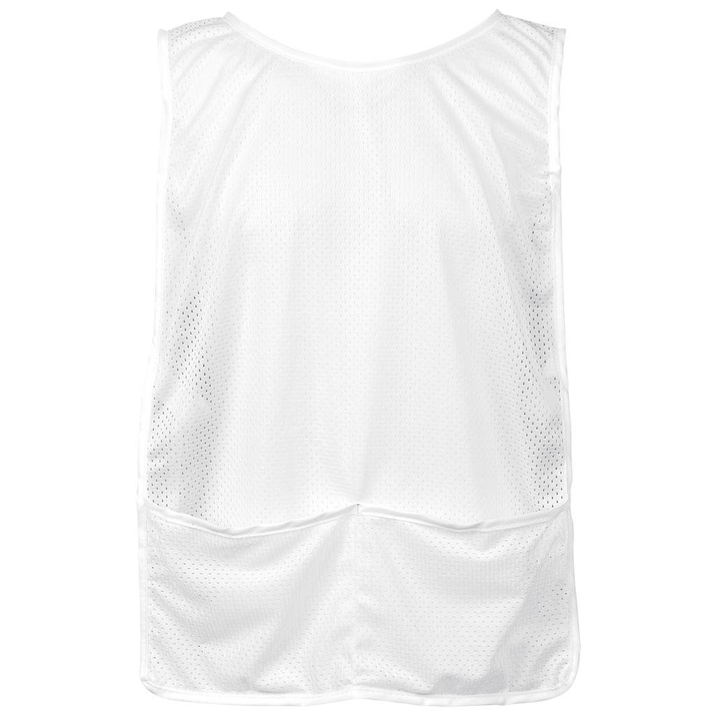 Custom Jackal Caddy Bib with PVC Name Sleeve-White SOLID WHITE - Sports and Fitness,Custom Fitness