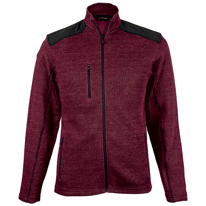 Jackson Sweater (SW-JKS) Red Melange/Black / XL / Last Buy - Sweaters