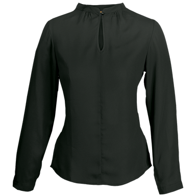 Jasmine Blouse Long Sleeve Ladies Black / XL / Regular - Shirts-Corporate