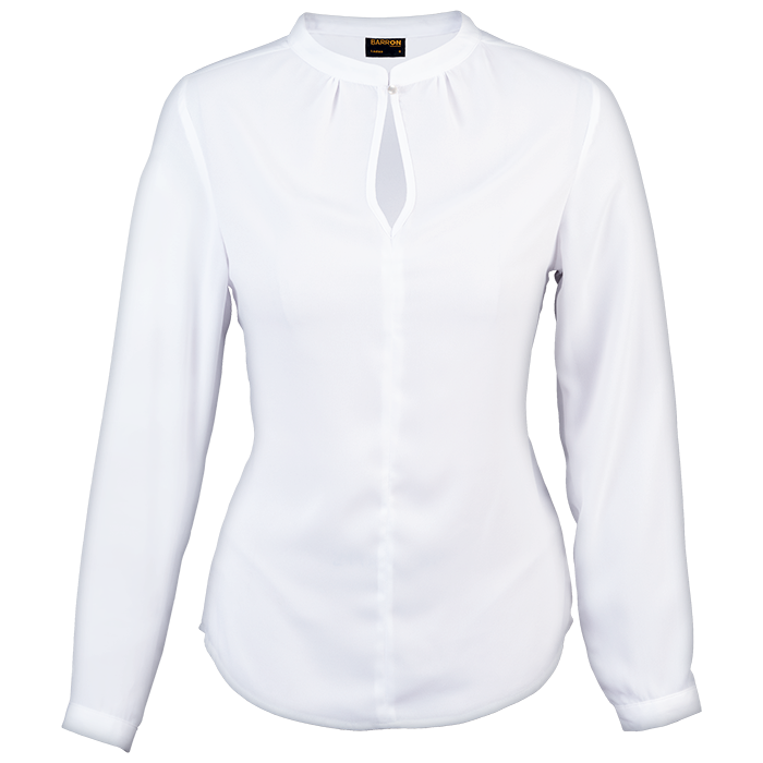 Jasmine Blouse Long Sleeve Ladies White / XL / Regular - Shirts-Corporate