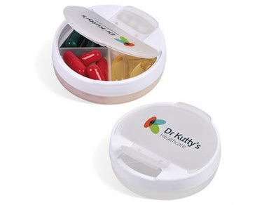 Collected Pill Box-Solid White-SW