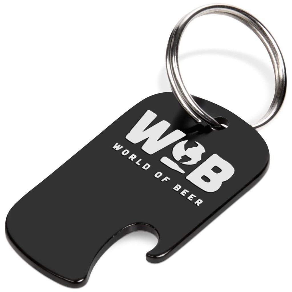 Jimmy Bottle Opener Keyholder Black / BL - Keychains