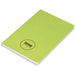 Lime notebook closed from Custom Brands