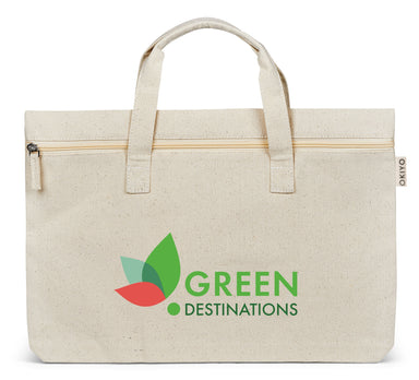 Okiyo Kaigi Cotton Document Bag-Natural-NT