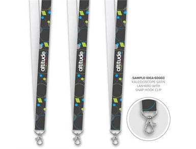 Kaleidoscope Satin Lanyard - Sample