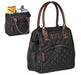 Kate Quilted 12-Can Lunch Cooler Black / BL