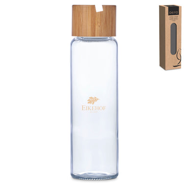 Kenko Phone Stand Glass Water Bottle – 700ml Natural / NT