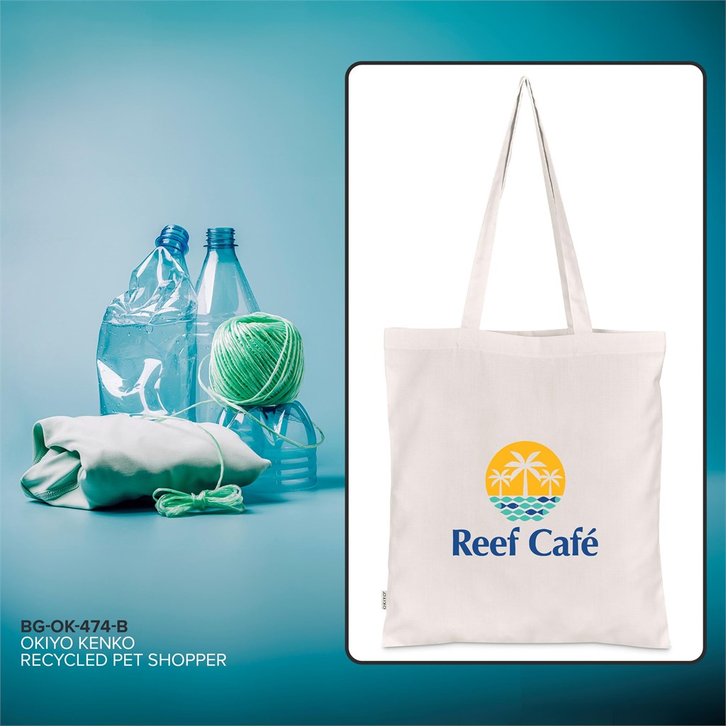 Kenko Recycled PET Shopper NATURAL - Eco-Friendly Bags,Shoppers and Totes,Recycled Products,Bags,Recycled Bags