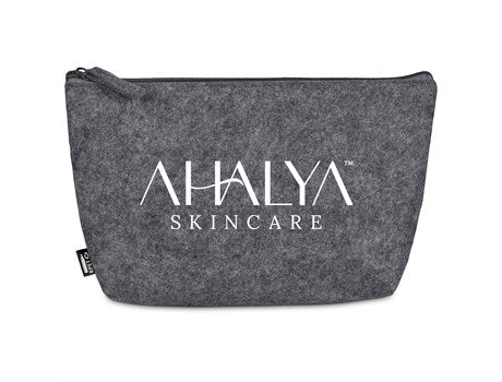 Kesho Recycled PET Felt Accessory Bag Grey / GY