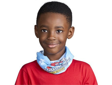 Kids Cadence Tubular Bandana-Solid White-SW