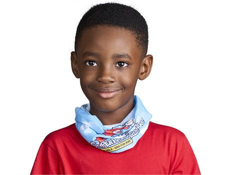 Kids Cadence Tubular Bandana-Solid White-SW