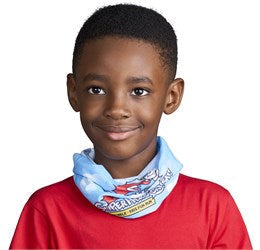 Kids Cadence Tubular Bandana-Solid White-SW
