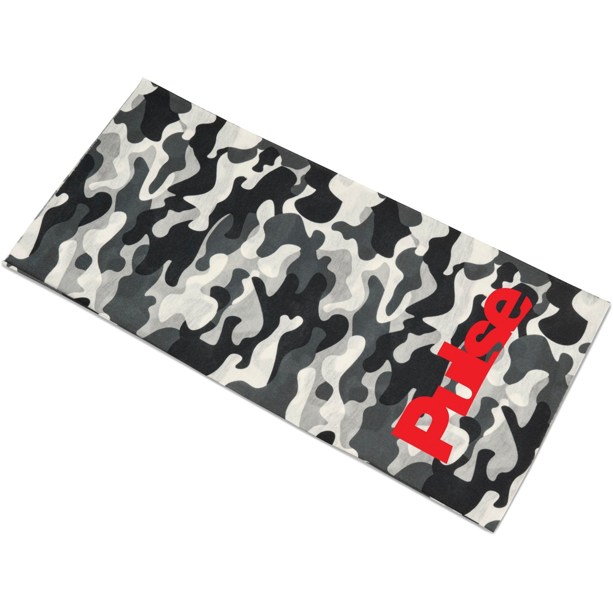 Kids Camouflage Flexible Tube Bandana-Bandanas-Grey-GY