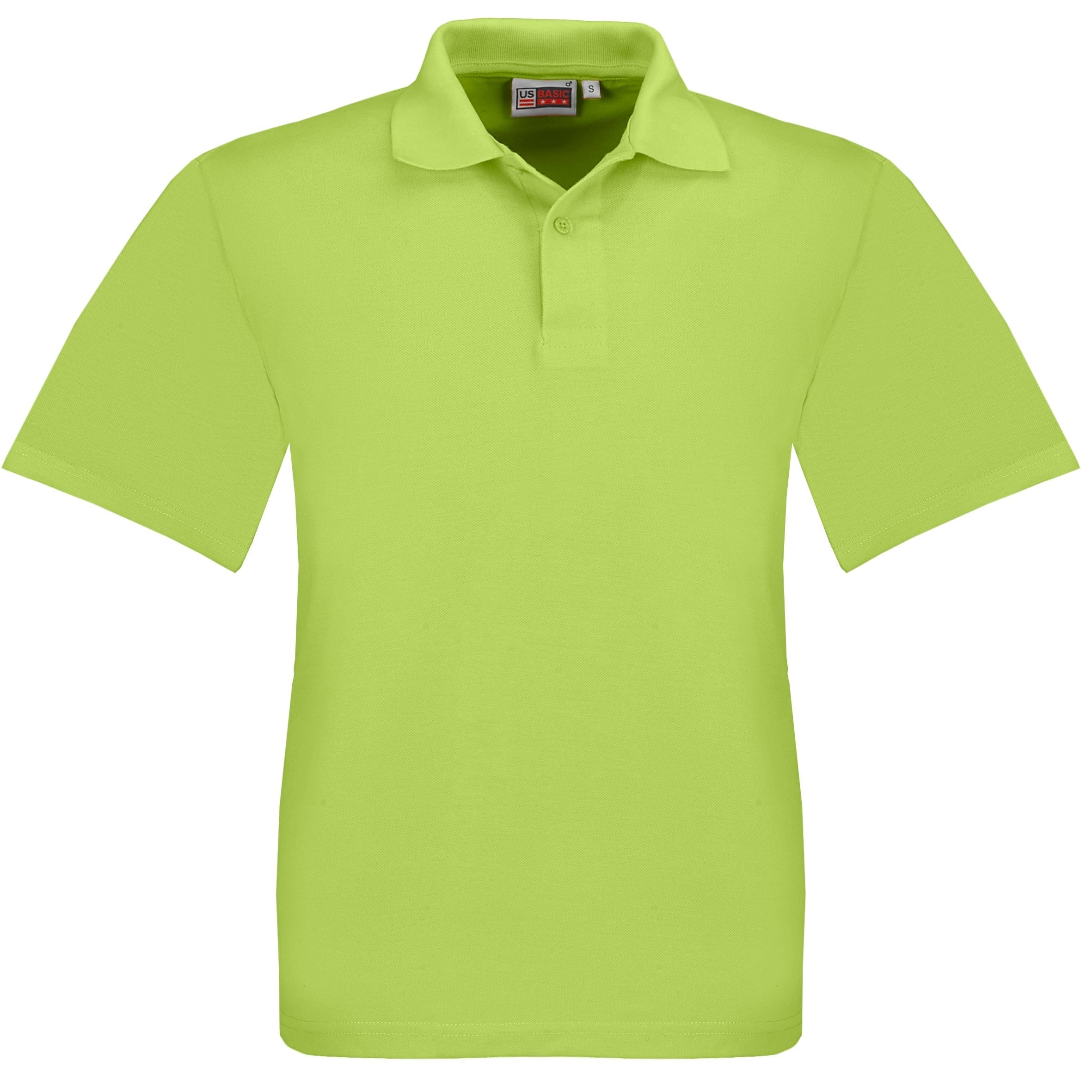 Kids Elemental Golf Shirt - Lime 4 / L