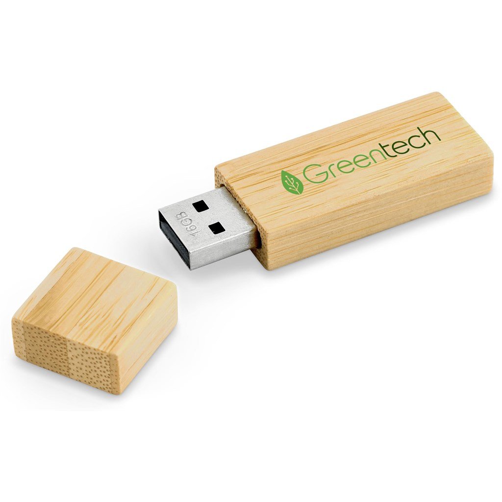 Komorebi Bamboo Flash Drive - 16GB / Natural / NT - USB Drives