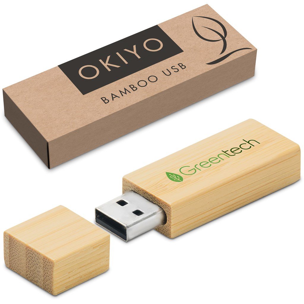 Komorebi Bamboo Flash Drive - 16GB / Natural / NT - USB Drives