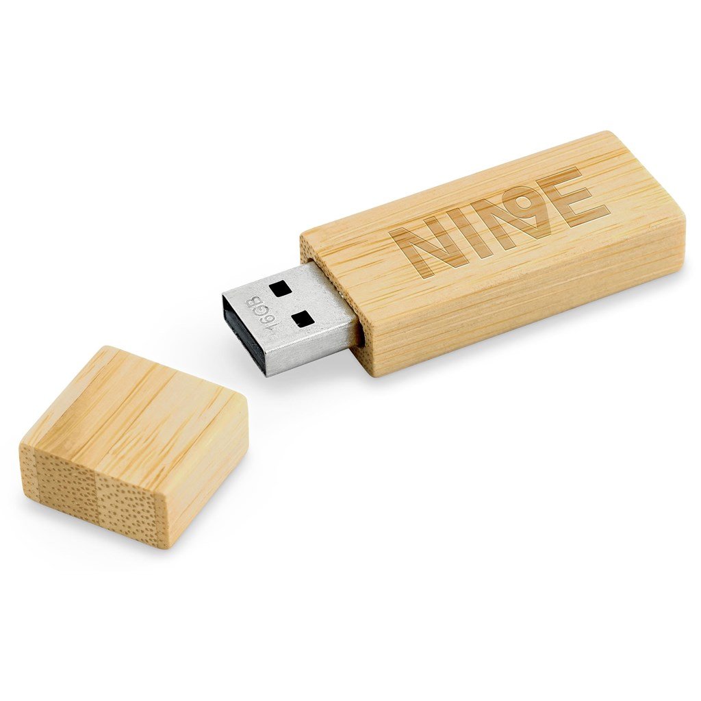 Komorebi Bamboo Flash Drive - 16GB / Natural / NT - USB Drives