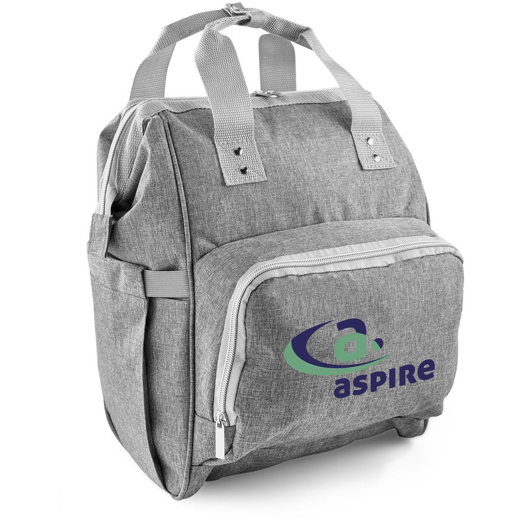 Kristy Diaper Bag With Changing Mat Grey / GY