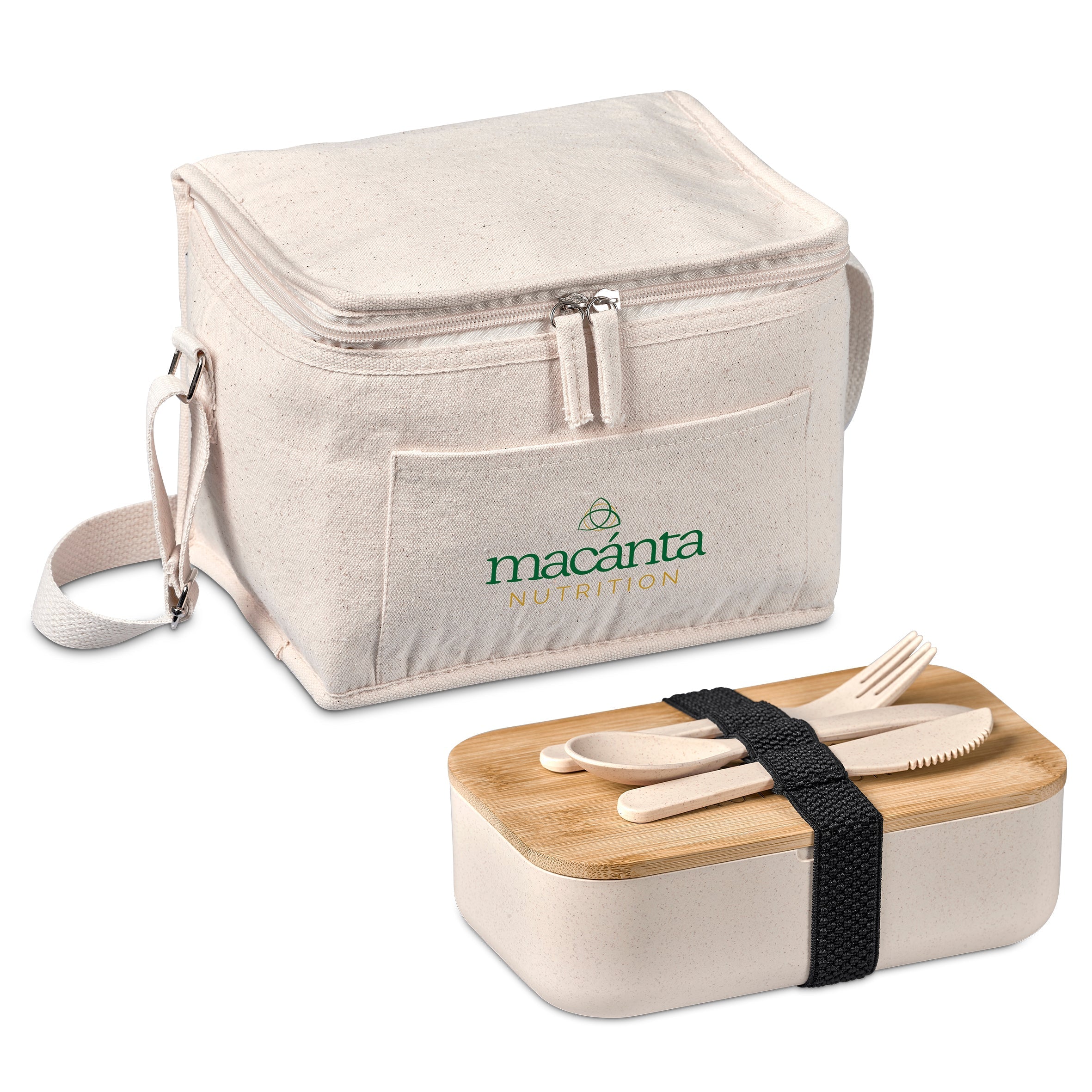 Kura Cotton & Wheat Straw Lunch Set Natural / NT