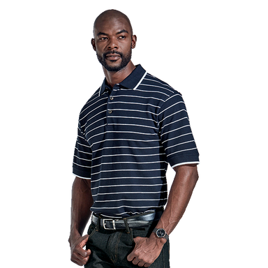 Lacoste Striped Golfer - Golf Shirts