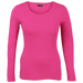 Ladies 145g Long sleeve T-shirt (LTSL145B) Bright Pink / XS / Regular - T-Shirts