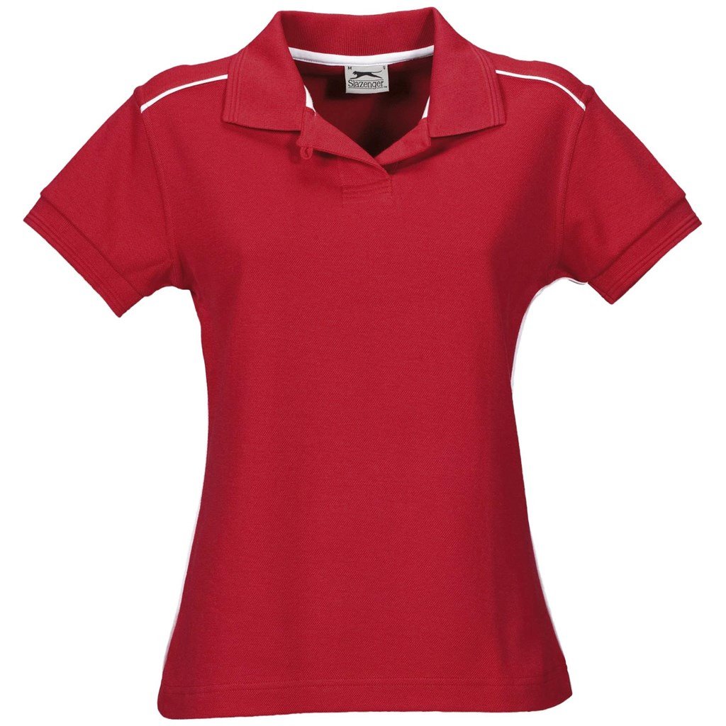 Ladies Backhand Golf Shirt - Red - Shirts & Tops