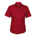 Ladies Basic Poly Cotton Blouse Short Sleeve - Shirts-Corporate