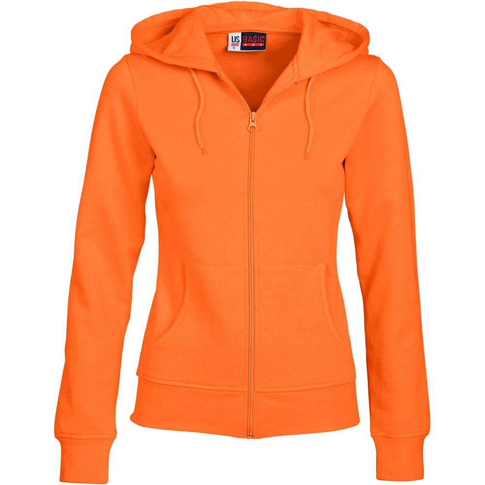 Ladies Bravo Hooded Sweater 4XL / Orange / O