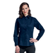 Ladies Brushed Cotton Twill Blouse Long Sleeve - Shirts-Corporate