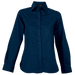 Ladies Brushed Cotton Twill Blouse Long Sleeve Navy / 3XL / Regular - Shirts-Corporate