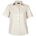Ladies Brushed Cotton Twill Blouse Short Sleeve - Shirts-Corporate