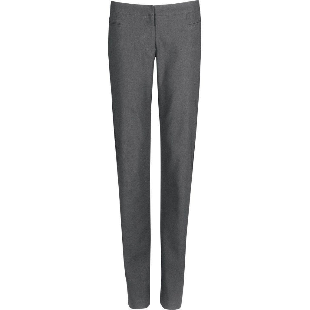 Ladies Cambridge Flat Front Pants - Grey - and Shorts,Pants Shorts
