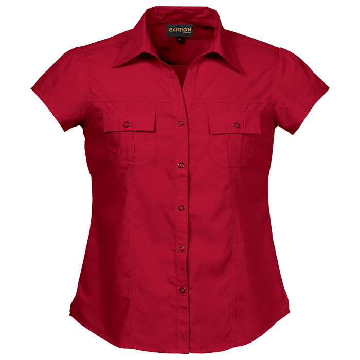 Ladies City Blouse Red / SML / Regular - Shirts-Corporate