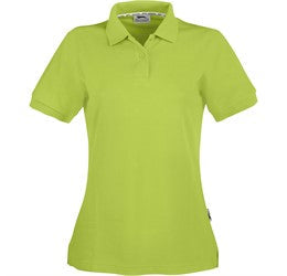 Ladies Crest Golf Shirt-M-Green-G