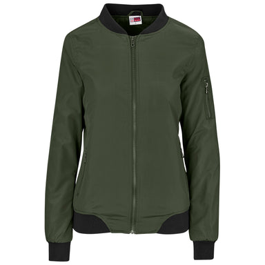 Ladies Crusader Bomber Jacket - Military Green 2XL / MG