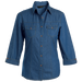 Ladies Denver Denim Blouse Dark / SML / Regular - Shirts-Corporate