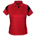 Ladies Eclipse Golfer Red/Black / 3XL / Last Buy - Golf Shirts