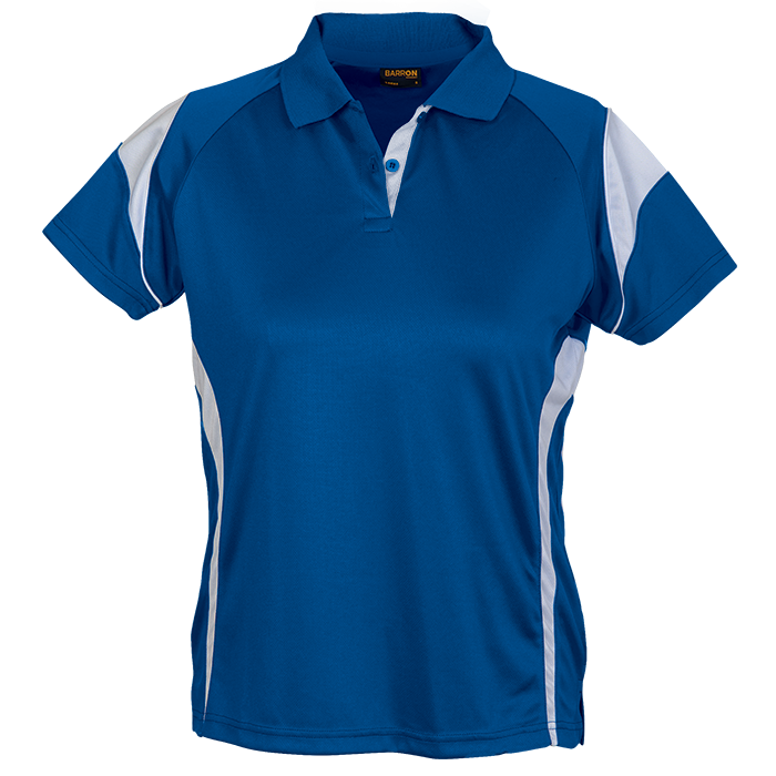 Ladies Eclipse Golfer Royal/White / MED / Last Buy - Golf Shirts