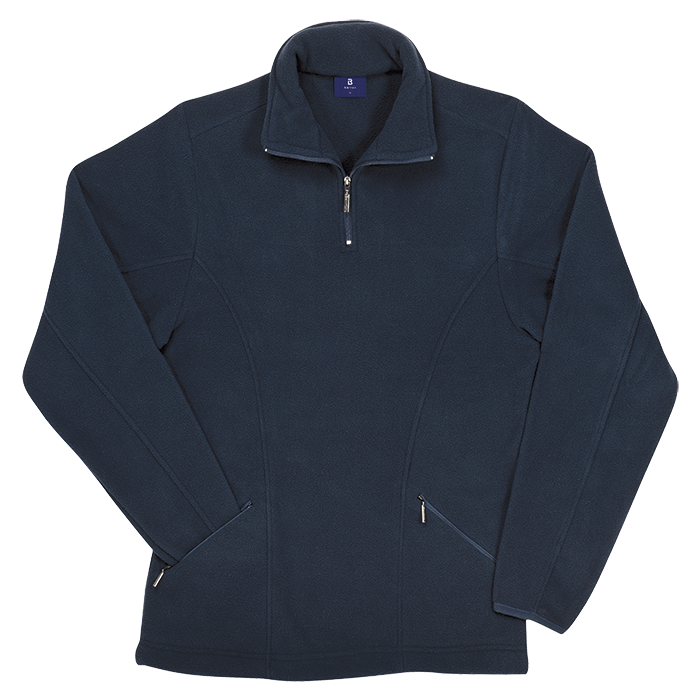 Ladies Essential Micro Fleece Navy / SML / Regular - Tops