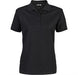 Ladies Exhibit Golf Shirt-L-Black-BL