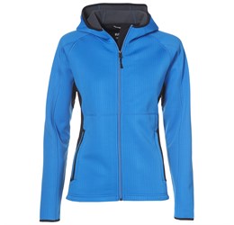 Ladies Ferno Bonded Knit Jacket - Blue Only-