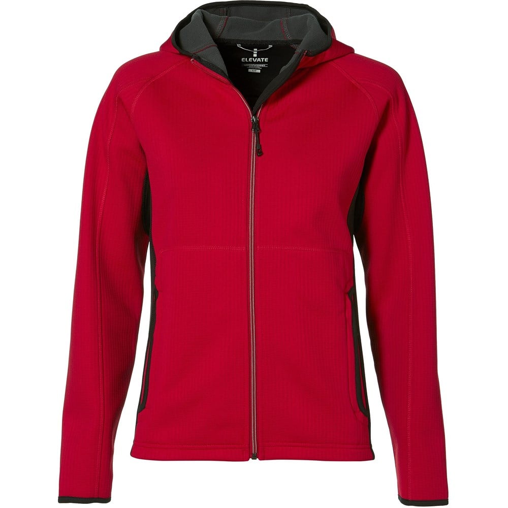 Ladies Ferno Bonded Knit Jacket - Red - Coats & Jackets