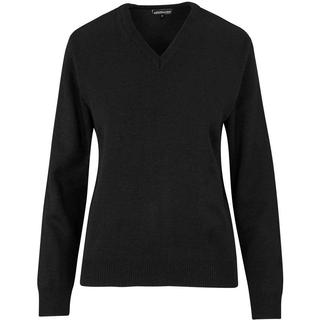 Ladies Heavyweight Ecuador V-Neck Jersey XL / Black / BL