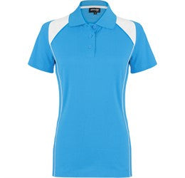 Ladies Infinity Golf Shirt-2XL-Cyan-CY